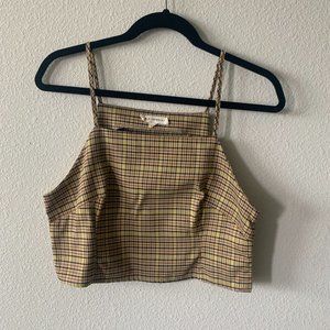 Cute Plaid Crop Top